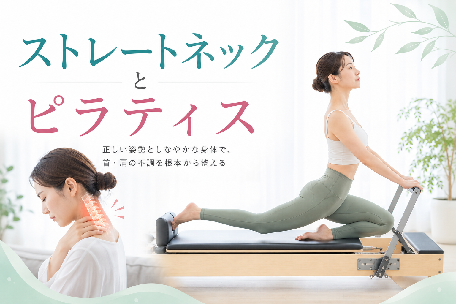 ストレートネックとピラティス